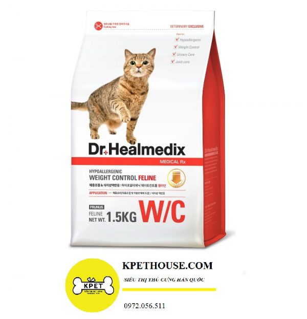 đồ ăn cho mèo giảm cân Dr.Healmedix weight control feline cat