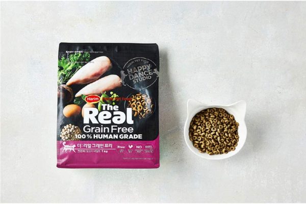 THE REAL CAT GRAIN FREE CRUNCH CHICKEND ADULT