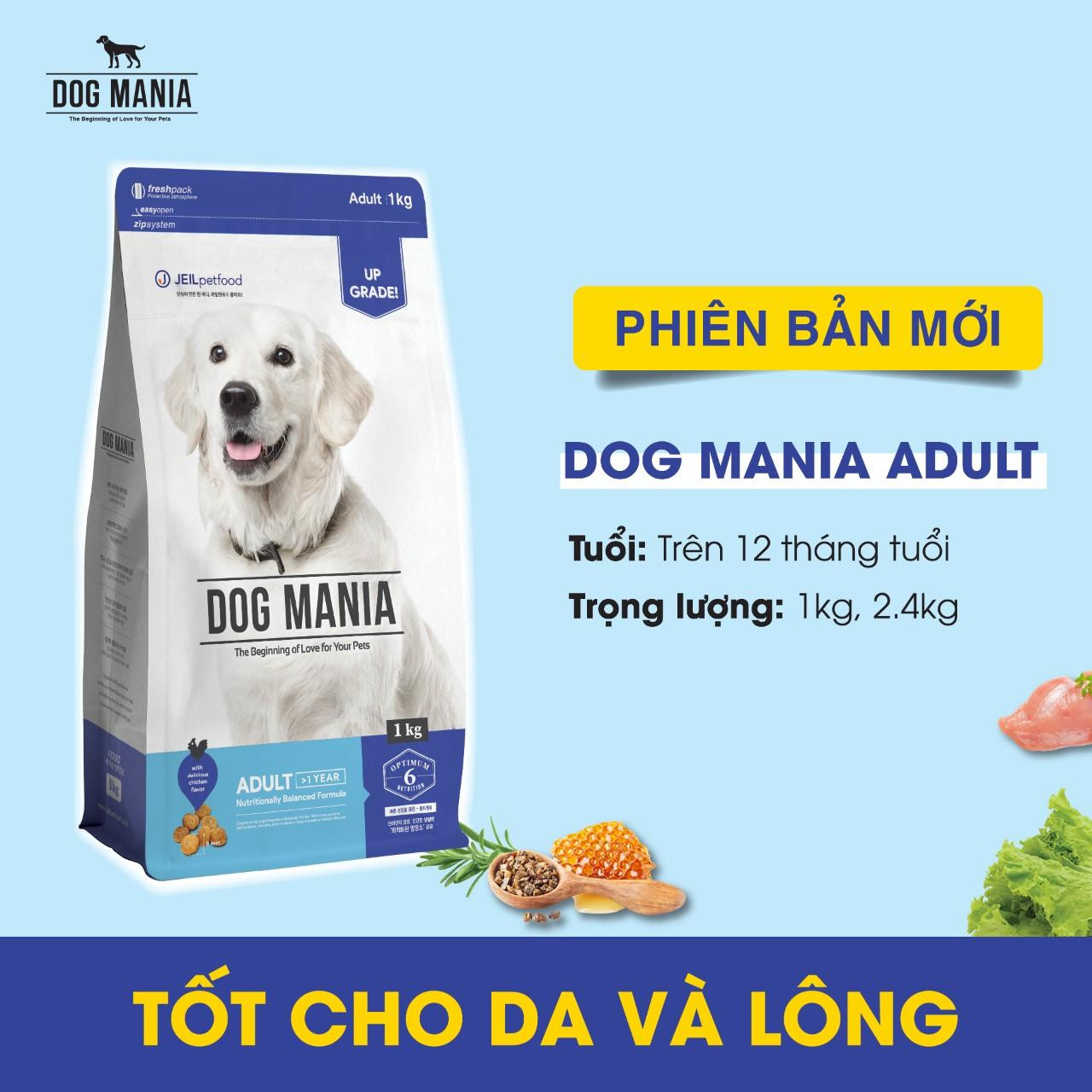 DOG MANIA ADULT - Thức Ăn Cho Chó Trưởng Thành